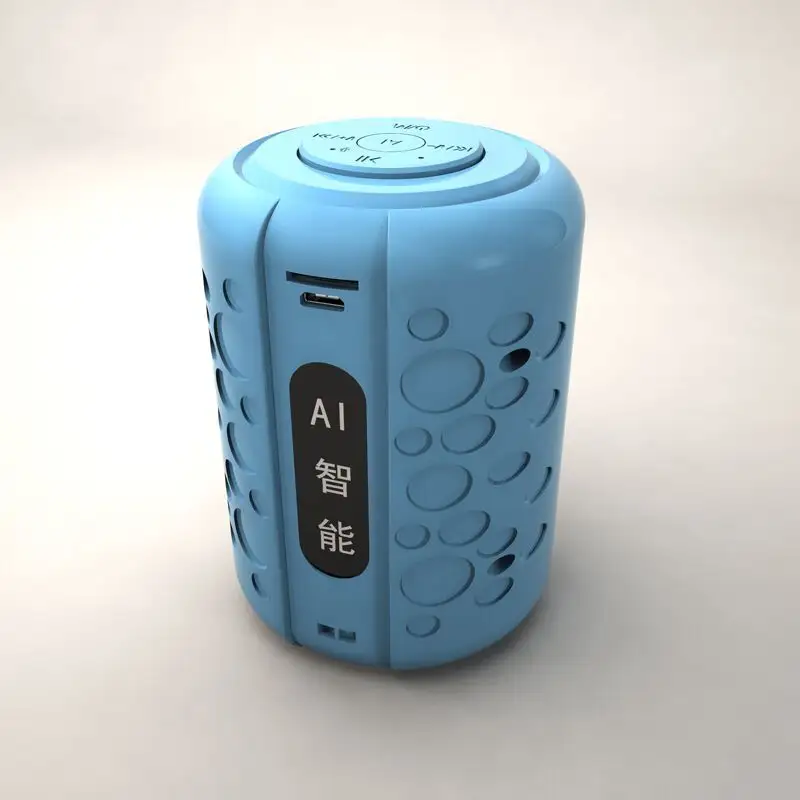 Yeni yayımlanan AI ses akıllı hoparlörler HIFI subwoofer 3D Surround BT MP3 TF kart kablosuz hoparlör