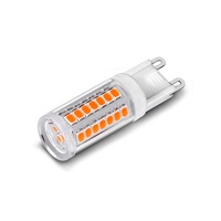 Dimmable LED G9 ampoule AC110V 220V pas de scintillement 45LEDS 2835SMD 5W lampe à LED support en céramique lumières lustre lumières éclairage