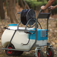 Pulvérisateur agricole électrique à roues de type chariot de 90 L