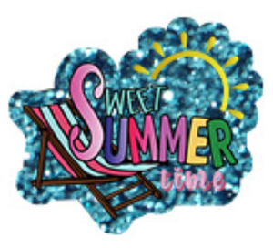 Летний пляж с плоской спинкой, блестящие животные, коровы, акриловые, плоские, для имени, удостоверения личности, катушки, индивидуальные карточки для акриловых бейджей, катушки медсестры - Product Image 6