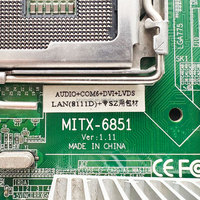 Carte mère Mini-ITX embarquée ARBOR MITX-6851 VER1.11 prend en charge LGA775 dans les processeurs Core2 Duo/Pentium D/Pentium 4 - Stock