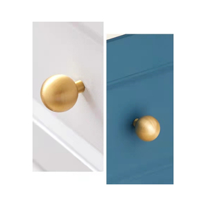 Cabinet Handles Kitchen Cabinets Handle Drawer Pulls Brass Material Cabinet <strong>Door</strong> <strong>Knobs</strong> Furniture Round <strong>Knob</strong> - Product Image 3