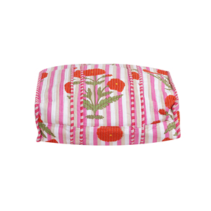 Sac fourre-tout en coton durable, style bohème, ouvert, réversible, écologique, fait main, pour le shopping, avec motif brodé matelassé automne - Product Image 4