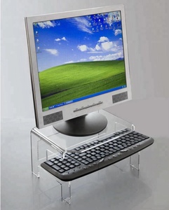 Advanced <strong>Supplier</strong> Custom <strong>Acrylic</strong> <strong>Computer</strong> <strong>Desk</strong> <strong>Stand</strong> Plastic Transparent Laptop Display <strong>Stand</strong> for Office <strong>Computer</strong> Monitor <strong>Stand</strong> - Product Image 4
