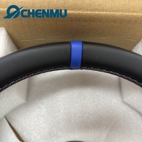 Volant en cuir suédé véritable M Performance F20 F22 F30 F32 F10 F12 F07 F01 pour BMW avec palettes de changement de vitesse
