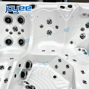 JOYEE Fabricant d'extérieur Jacuzzis OEM Chine Baignoires Usine <span class=keywords><strong>5</strong></span> <span class=keywords><strong>Personnes</strong></span> Trempage Bain à remous autoportant Tube Whirlpool - Product Image 4