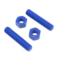 A193 Gr B7 A194 2H Écrou lourd revêtu de téflon PTFE Filetage complet DIN976 Boulons Acier allié haute résistance Acier au carbone