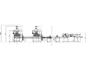 Ligne <span class=keywords><strong>de</strong></span> production d'emballage <span class=keywords><strong>de</strong></span> poche à plusieurs voies entièrement automatique avec servomoteur <span class=keywords><strong>pour</strong></span> poudre <span class=keywords><strong>de</strong></span> <span class=keywords><strong>sucre</strong></span> poudre à pâte café sel - Product Image 2