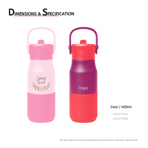 Botella de Agua Infantil de 400 ml, Libre de BPA, Acero Inoxidable, Aislada al Vacío, Antiderrames, con Logotipo Personalizado, <span class=keywords><strong>Precio</strong></span> de Fábrica - Product Image 5