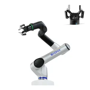 KINOVA Link 6 แขนหุ่นยนต์ร่วมมืออุตสาหกรรม 6 แกน น้ําหนักบรรทุก 6KG พร้อมมือจับ RobotiQ สําหรับการจัดการอัตโนมัติ CNC เลือกสถานที่