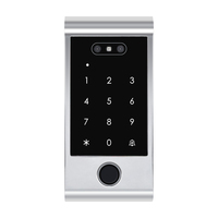 Lettore di Impronte Digitali con Rilevamento del Palmo della Mano, Controllo Accessi IP67 Impermeabile, in Lega di Zinco, Anti-vandalismo, Standalone, Wiegand, Archiviazione Cloud, Touchscreen