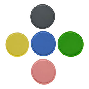 Food Grade <b>Silicone</b> Round Cup Coaster Custom Logo Non Slip Heat Resistant Waterproof For Home Kitchen Bar Coffee Shop Use - Product Image 6