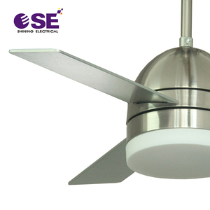 Ventilador colgante pequeño de <span class=keywords><strong>Malta</strong></span> de 42 pulgadas, madera contrachapada de techo recto, 3 aspas, pintura plateada, Motor eléctrico de CA mecánico para hogares - Product Image 3