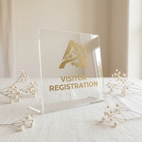 Panneau de signalisation professionnel en acrylique pour bureau, plaque personnalisée avec logo de marque, fabrication ODM de qualité supérieure, signalétique murale moderne et impressionnante pour entreprises