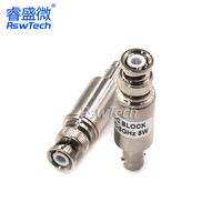 Adaptateur de blocage DC coaxial BNC mâle vers femelle RF DC Block 2W 5W DC-3GHz