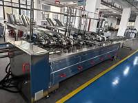 Machine à sandwichs pour biscuits Skywin à grande vitesse, quatre voies, deux couleurs, avec empileur