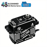 FLASNHHOBBY BLS3848MED Moteur servo brushless étanche avec conception à dents métalliques pour véhicules et jouets télécommandés