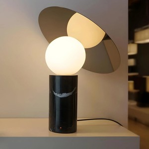 Lampe de table au design nordique, lumière LED, base d'ampoule E27, commande par interrupteur, décoration pour la maison, la chambre à coucher, utilisation hôtelière - Product Image 5