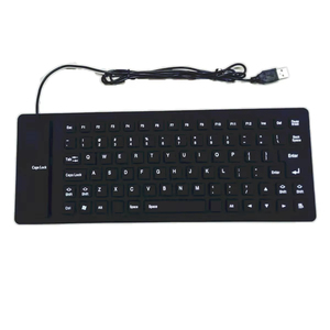 Bàn phím linh hoạt silicon chống nước có thể gập lại 85 phím là bàn phím silicon im lặng và di động cho công việc Quà Tặng - Product Image 5