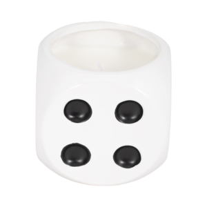 Bougie en forme de dés parfumée au tabac, petite bougie pilier décorative pour usage intérieur et extérieur - Product Image 4