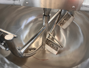 Marmite <span class=keywords><strong>de</strong></span> cuisson industrielle à double enveloppe (gaz/vapeur/électrique) avec agitateur pour confiture - Product Image 6