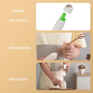 Mousseur à lait Xinzhida KJBQ-21J, mixeur électrique sans fil rechargeable pour café et fouettage des œufs - Product Image 3