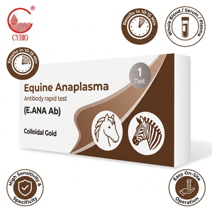 Kit <span class=keywords><strong>de</strong></span> <span class=keywords><strong>test</strong></span> rapide d'anticorps contre l'Anaplasma équin, dépistage <span class=keywords><strong>de</strong></span> la fièvre <span class=keywords><strong>de</strong></span> l'anaplasmosis transmise par les tiques chez le cheval, fournisseur OEM ISO13485, 1 ou 25 tests - Product Image 2