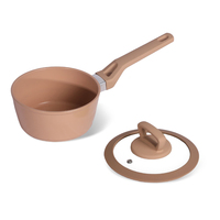 Ensemble de casseroles en aluminium avec revêtement céramique antiadhésif et couvercle en verre, kit de poêles à frire, fond à induction, ensemble de casseroles de cuisson, vente en gros