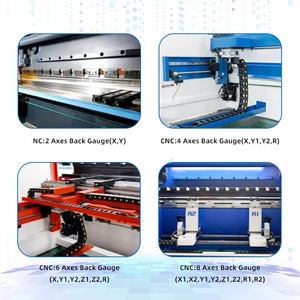 CNC otomatik alüminyum çelik hidrolik makas pres elektrikli sac bükme makinesi - Product Image 2