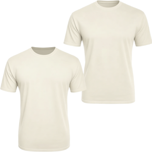 เสื้อยืดคอกลมแขนสั้นทรงปกติ ผ้าฝ้ายแท้ 100% น้ำหนัก 180 กรัม รุ่น Eco-Friendly สีพื้น ไซส์ 5XL เนื้อผ้านุ่ม ระบายอากาศได้ดี ใส่ได้ทั้งชายและหญิง ขายส่งจำนวนมาก - Product Image 1