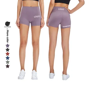 Xsunwing nuovi pantaloncini da motociclista a vita alta senza prima T-line da donna atletici morbidi e senza cuciture con lifting per il culo sportivo pantaloncini da Yoga per il Fitness