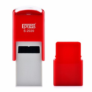 Stempel Plastik Persegi Self-Inking Ukuran 20x20 mm, Cetakan Segel Perusahaan Portabel untuk Penggunaan Kantor, Standar ISO/RoHS S-2020, Promo Hot Sale - Product Image 3