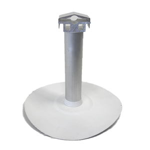 Base en aluminium de support de conducteur de foudre avec jupe de membrane imperméable pour la protection de <span class=keywords><strong>toit</strong></span> <span class=keywords><strong>plat</strong></span> - Product Image 1