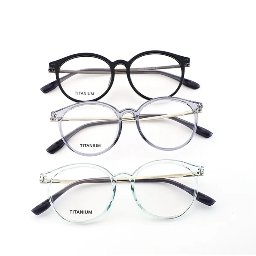 メガネTr90クラシックキャットアイラウンド眼鏡フレーム光学2023卸売メーカー