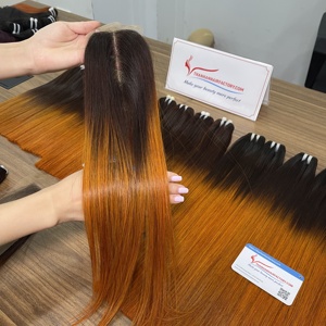 <b>CHEAP</b> PRICE!! Wholesale Bone Straight Colors Weft Human Hair <b>Extensions</b> Remy Virgin Double Drawn Very Smooth - Product Image 2