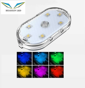 Mini lampe tactile <span class=keywords><strong>de</strong></span> chargement USB, lumières rvb LED, lampe <span class=keywords><strong>de</strong></span> lecture <span class=keywords><strong>de</strong></span> <span class=keywords><strong>plafond</strong></span> <span class=keywords><strong>de</strong></span> toit automatique, lumière ambiante d'intérieur <span class=keywords><strong>de</strong></span> <span class=keywords><strong>voiture</strong></span> pour véhicules <span class=keywords><strong>de</strong></span> Moto - Product Image 1
