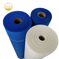 Rouleau de maille en fibre de verre auto-adhésif de 160 grammes Maille de plâtre en fibre de verre E résistante aux alcalins