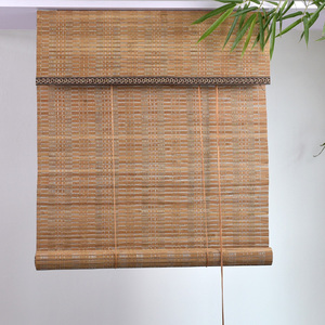 Bamboo <strong>Wooden</strong> <strong>Roller</strong> Shades Automatic <strong>Roller</strong> <strong>Blinds</strong> - Product Image 4