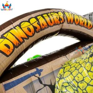Castillo Inflable Comercial con Temática de Jurassic World, Material de PVC, 5.3x4x4.1m, Marca WINWAYTOYS, en Venta - Product Image 4