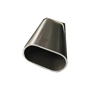Tubo de acero al carbono Pre galvanizado Acero de forma ovalada Negro GB ERW Estructura de construcción dentro de 7 días Tapa de tubo de plástico SCT