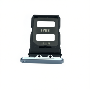 Vassoio porta SIM Dual Cut blu per Xiaomi Mi 11, parte di ricambio da inserire tra schermo e telaio - Product Image 2