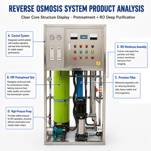 Système d'<span class=keywords><strong>eau</strong></span> RO à faible bruit pour consommation directe, petite usine commerciale d'osmose inverse avec filtre de mineralisation pour hôtel - Product Image 3