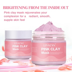 <span class=keywords><strong>Maschera</strong></span> di Argilla Rosa per il <span class=keywords><strong>Viso</strong></span> con Etichetta Privata, Schiarente, Levigante, Purificante dei Pori, Vegana, in <span class=keywords><strong>Caolino</strong></span> - Product Image 2