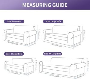 Inthetrend Three-seat <b>Sofa</b> <b>Armrest</b> <b>Cover</b> Non-slip Elastic Comfortable Solid Color Modern Style Polyester Spandex 180-235cm Width - Product Image 2