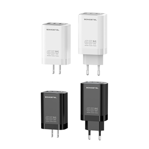 Somostel Q109 Caricatore Rapido 65W per <span class=keywords><strong>iPhone</strong></span> 17 Pro Max, Caricatore da Viaggio <span class=keywords><strong>USB</strong></span> Tipo <span class=keywords><strong>C</strong></span> con Sincronizzazione e Ricarica per Cellulari - Product Image 3