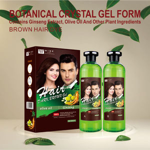 جل صبغة شعر الجينسنغ الاحترافي للرجال 500 مل * 2، نوع مائي شفاف يحتوي على مستخلصات نباتية لتغطية الشعر الرمادي للرجال، بيع بالجملة - Product Image 2