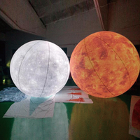 Tente ballon géante gonflable TianYi Tech Tianyili Modèle 2/3/4/5M avec éclairage LED multicolore, souffleur et protection étanche pour extérieur