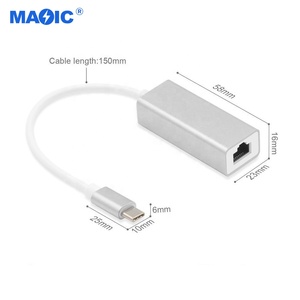 1000Mbps <strong>Network</strong> Cards 4 in 1 USB <strong>3</strong>.0 Multiport Hub Type C to RJ45 Gigabit Ethernet <strong>Adapter</strong> USB C to Ethernet <strong>Adapter</strong> - Product Image 3
