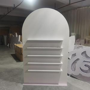 Eleganti decorazioni di nozze con Display per flauti Champagne include bicchieri da antipasto e arco a muro - Product Image 2