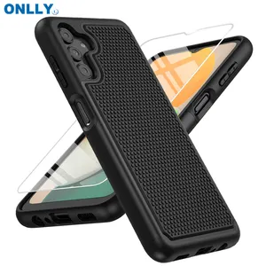 Dual Layer Protective Heavy Duty Cell Phone Cover Shockproof Rugged with Non Slip Textured Back for Samsung Galaxy A13 5G Case